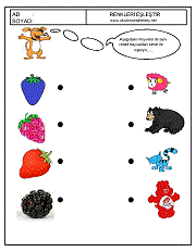 okul öncesi renk kavramı renkleri eşleştir çalışma sayfaları